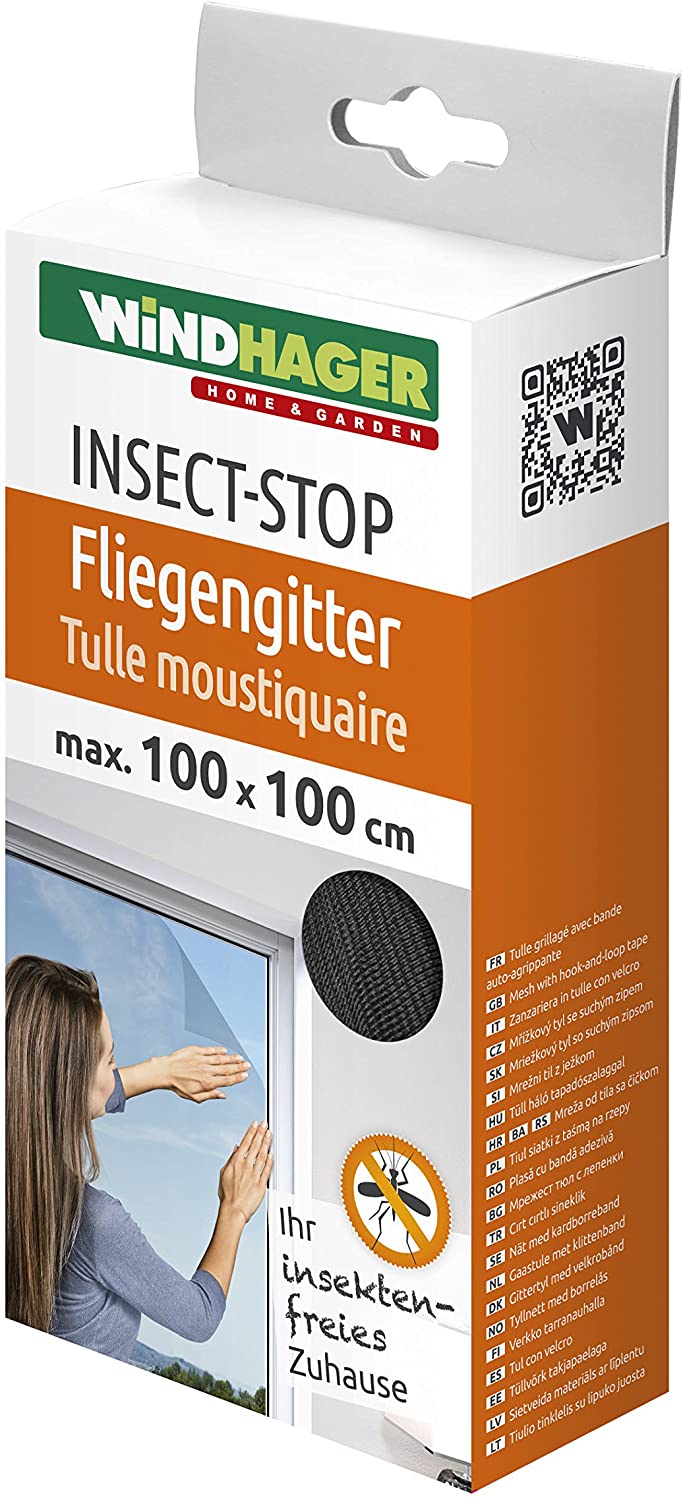 Fliegengitter-Rolle Aus Fiberglas – UV-beständig, Weiß, 1x12.5m – Perfekt Für Fenster & Türen