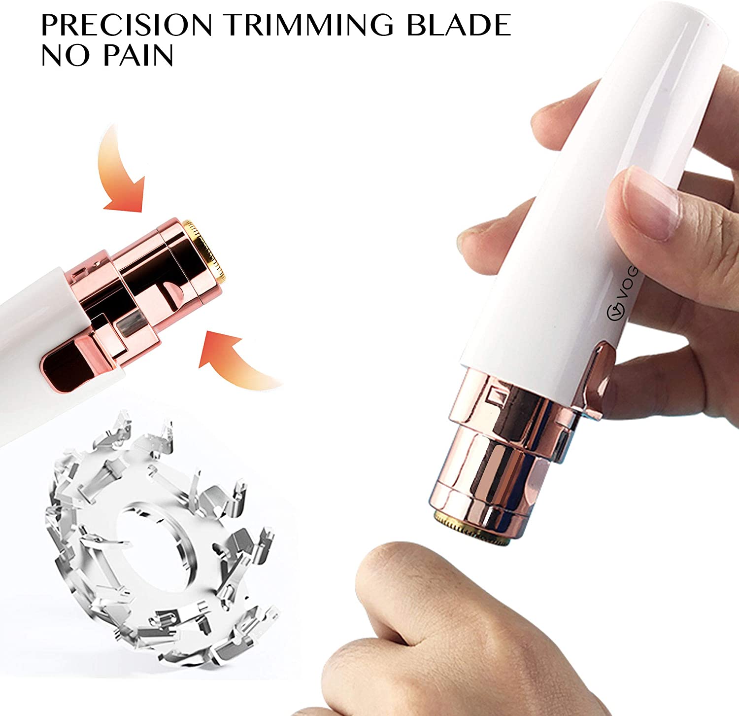 KINGMAS Augenbrauen-Trimmer-Set 9-teilig – Gesichtsrasierer, Wimpernkamm, Pinzette, Schere Für Damen