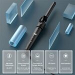 Lockenstab 6 in 1 LCD Keramikbeschichtung Multifunktions Austauschbare Lockenwickler Kit Schwarz – Bild 4