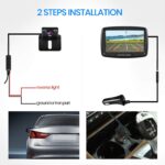 Kabellos Digital-Rückfahrkamera-Set 4,3-Zoll-LCD-Monitor – Bild 4