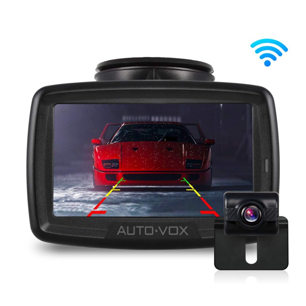Kabellos Digital-Rückfahrkamera-Set 4,3-Zoll-LCD-Monitor