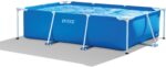 Intex Rectangular Frame Pool – Rechteckiger Aufstellpool aus Stahl & PVC, Blau – Bild 7