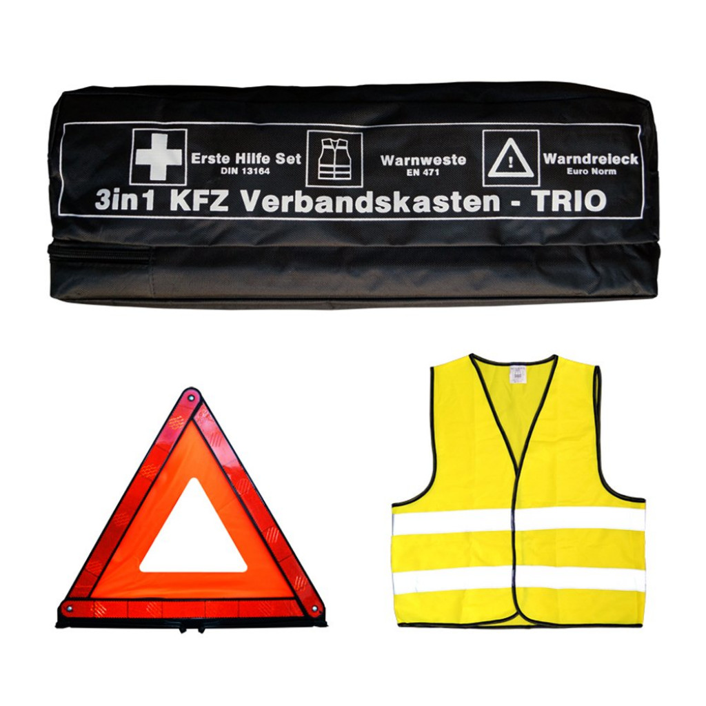 Tuningmods® 3in1 KFZ Verbandskasten Kombitasche