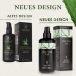 ALOE VERA GEL BIO 200ml - Das Beste der Aloe Vera Pflanze - 100% Vegan - Natürliche After Sun Pflege - Skincare - Bei Sonnenbrand & als Feuchtigkeitscreme Gesicht – Bild 2
