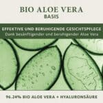 ALOE VERA GEL BIO 200ml - Das Beste der Aloe Vera Pflanze - 100% Vegan - Natürliche After Sun Pflege - Skincare - Bei Sonnenbrand & als Feuchtigkeitscreme Gesicht – Bild 4