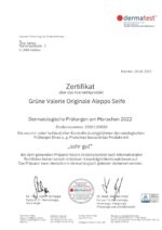 GRÜNE VALERIE® Original Aleppo Seife Set – 2 x 200g Handgemachte Naturseife