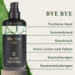 ALOE VERA GEL BIO 200ml - Das Beste der Aloe Vera Pflanze - 100% Vegan - Natürliche After Sun Pflege - Skincare - Bei Sonnenbrand & als Feuchtigkeitscreme Gesicht – Bild 6