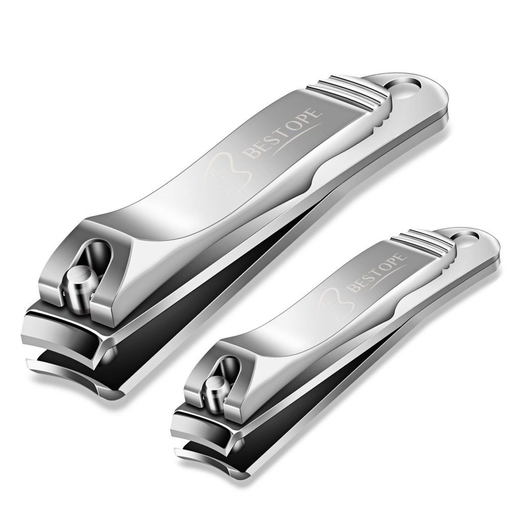 BESTOPE Präziser Nagelknipser Nagelschneider 2er-Set