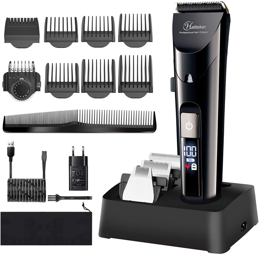 HATTEKER 4 In 1 Professioneller Männer Haartrimmer - Haarschneidemaschine