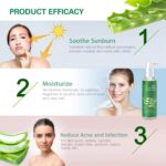 Aloe Vera Gel - 100% Bio für Gesicht, Haare und Körper – Bild 2