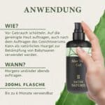 ALOE VERA GEL BIO 200ml - Das Beste der Aloe Vera Pflanze - 100% Vegan - Natürliche After Sun Pflege - Skincare - Bei Sonnenbrand & als Feuchtigkeitscreme Gesicht – Bild 3