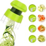 4-in-1 Spiralschneider für Zucchini, Karotten & mehr – Zoodle & Gemüseschneider