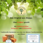 GRÜNE VALERIE® Original Aleppo Seife Set – 2 x 200g Handgemachte Naturseife
