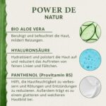 ALOE VERA GEL BIO 200ml - Das Beste der Aloe Vera Pflanze - 100% Vegan - Natürliche After Sun Pflege - Skincare - Bei Sonnenbrand & als Feuchtigkeitscreme Gesicht – Bild 8
