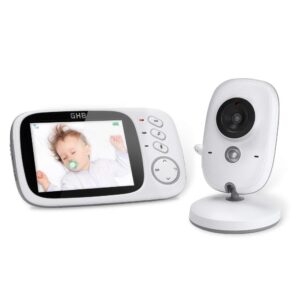 Babyphone 3,2" Smart Baby Monitor mit TFT LCD Bildschirm Nachtsichtkamera und Temperaturüberwachung