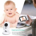 Babyphone 3,2" Smart Baby Monitor mit TFT LCD Bildschirm Nachtsichtkamera und Temperaturüberwachung – Bild 2