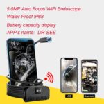14,2 mm 5.0MP WiFi Ultra HD Autofokus Endoskop mit LED Licht (5m) – Bild 3