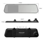 Autokamera DashCam Spiegel Rückfahrkamera Set, FHD1080P Dual Lens,4.5" – Bild 8