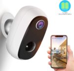 Akku Überwachungskamera, 1080P Kabellos Aussen/Innen WLAN IP Kamera