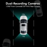 X1PRO Streaming Dashcam mit 9.88”Touchscreen, FHD 1080P Autokamera – Bild 14