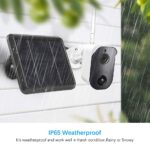 WLAN Überwachungsset Solarbetrieben Wiederaufladbar, 1080P – Bild 2