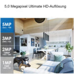 5.0MP Ultra HD DVR Überwachungssystem mit 4X PIR Sensor Überwachungskamera – Bild 5