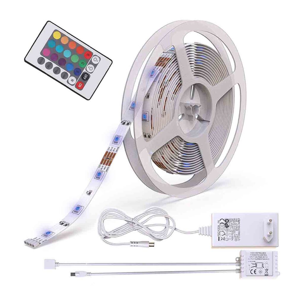 B.K.Licht LED Stripes, 5m Lichterkette IP20