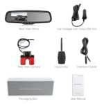 Wireless Rückfahrkamera Set, Rückspiegel Monitor – Bild 7