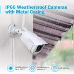 Überwachungskamera Set,8CH drahtloses H.264+ CCTV Videoüberwachung NVR – Bild 8