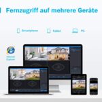Full HD Wireless Audio Video NVR Haus Überwachungskamera System – Bild 7