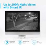 Überwachungskamera Set,8CH drahtloses H.264+ CCTV Videoüberwachung NVR – Bild 7