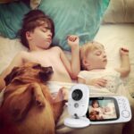 Babyphone 3,2" Smart Baby Monitor mit TFT LCD Bildschirm Nachtsichtkamera und Temperaturüberwachung – Bild 8