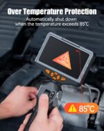 Teslong Endoskopkamera mit Licht, 6.2mm 210° Drehbar Endoskopkamera , Endoskop 5.0 Zoll LCD-Bildschirm – Bild 3