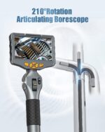 Teslong Endoskopkamera mit Licht, 6.2mm 210° Drehbar Endoskopkamera , Endoskop 5.0 Zoll LCD-Bildschirm – Bild 2