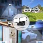 FHD Aussen IP Sicherheitskamera mit Integrierte Beleuchtung & Sirene – Bild 6