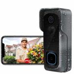 Türklingel mit Kamera 1080P HD Video, IP65 Wasserdicht, 30 Sekunden Sprachnachricht