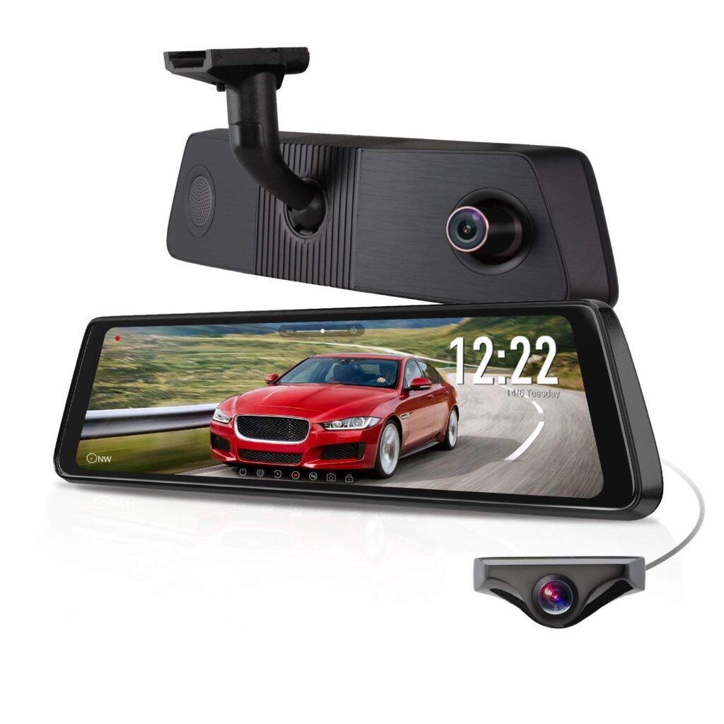 X1PRO Streaming Dashcam mit 9.88”Touchscreen, FHD 1080P Autokamera