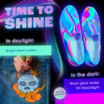 neon nights UV-Leuchtfarben – 8 x 20 ml fluoreszierende Neonfarben – Bild 5