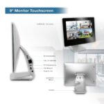 Full-HD-Video-Überwachungssystem mit 2 Akkubetriebene Kameras sowie 9"-Monitor – Bild 10
