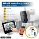 Full-HD-Video-Überwachungssystem mit 2 Akkubetriebene Kameras sowie 9"-Monitor – Bild 2