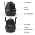 Reolink C1 Pro 4MP Überwachungskamera, 2-Wege-Audio und SD Kartenslot – Bild 2