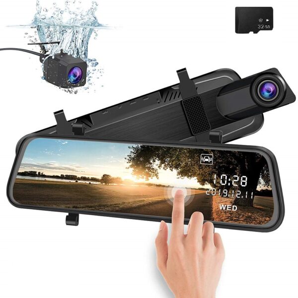 Streaming Dashcam mit 9.88” Zoll/25 cm LCD Touchscreen