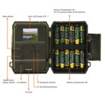 3G Wildkamera  mit SIM-Karte sendefähig, 100° Weitwinkel, Ultra Schnellen, 100% Wasserdicht – Bild 9