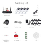 4 Kanal 1080P Wireless NVR System WLAN Überwachungssystem – Bild 2