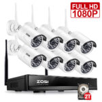 8 Kanal 1080P Wireless NVR System WLAN Überwachungssystem