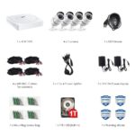 4CH DVR Überwachungssystem mit 1TB & 5.0mg kameras – Bild 2