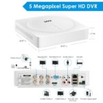 4CH DVR Überwachungssystem mit 1TB & 5.0mg kameras – Bild 5