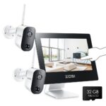 Full-HD-Video-Überwachungssystem mit 2 Akkubetriebene Kameras sowie 9"-Monitor – Bild 7