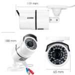 Sicherheit Kamera Systemen 8CH 1080P CCTV DVR mit 4 x 2.0MP mit 1 TB Festplatte – Bild 3