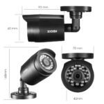 CCTV 720P Kabelgebunden Überwachungsset 4CH 1080N 4-in-1 HDMI DVR – Bild 3